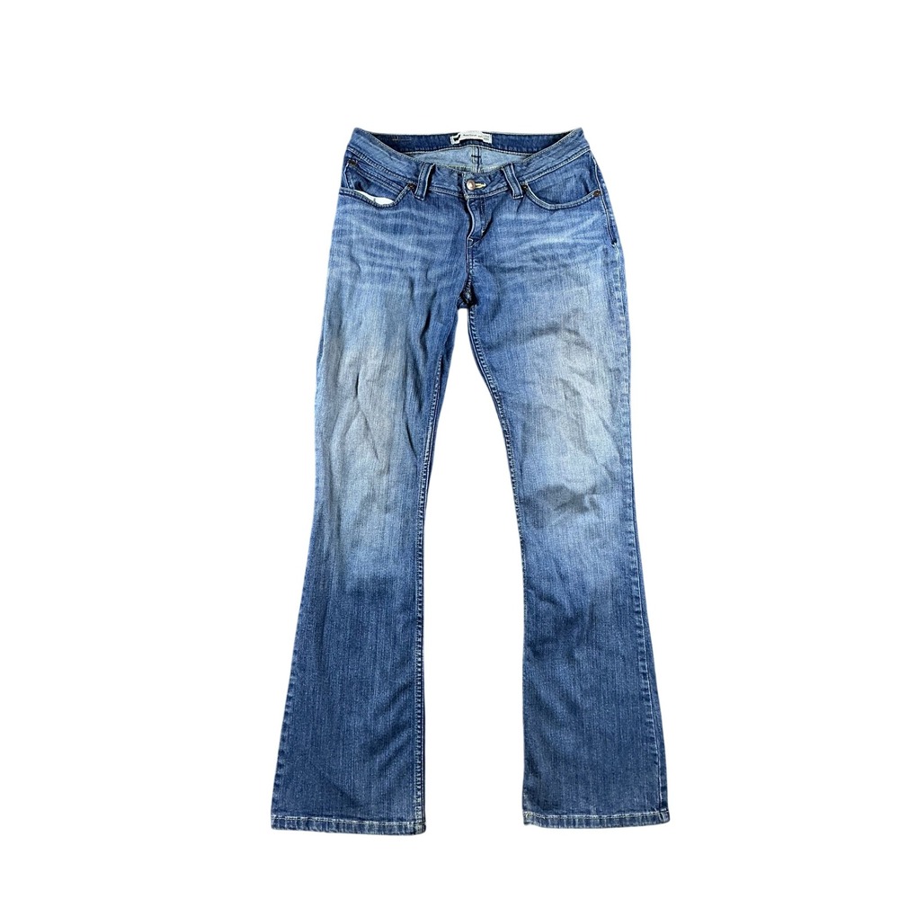 Levis Bold Curve Low Rise Bootcut Skinny Jeans Blue Denim Womens 13M 30x31